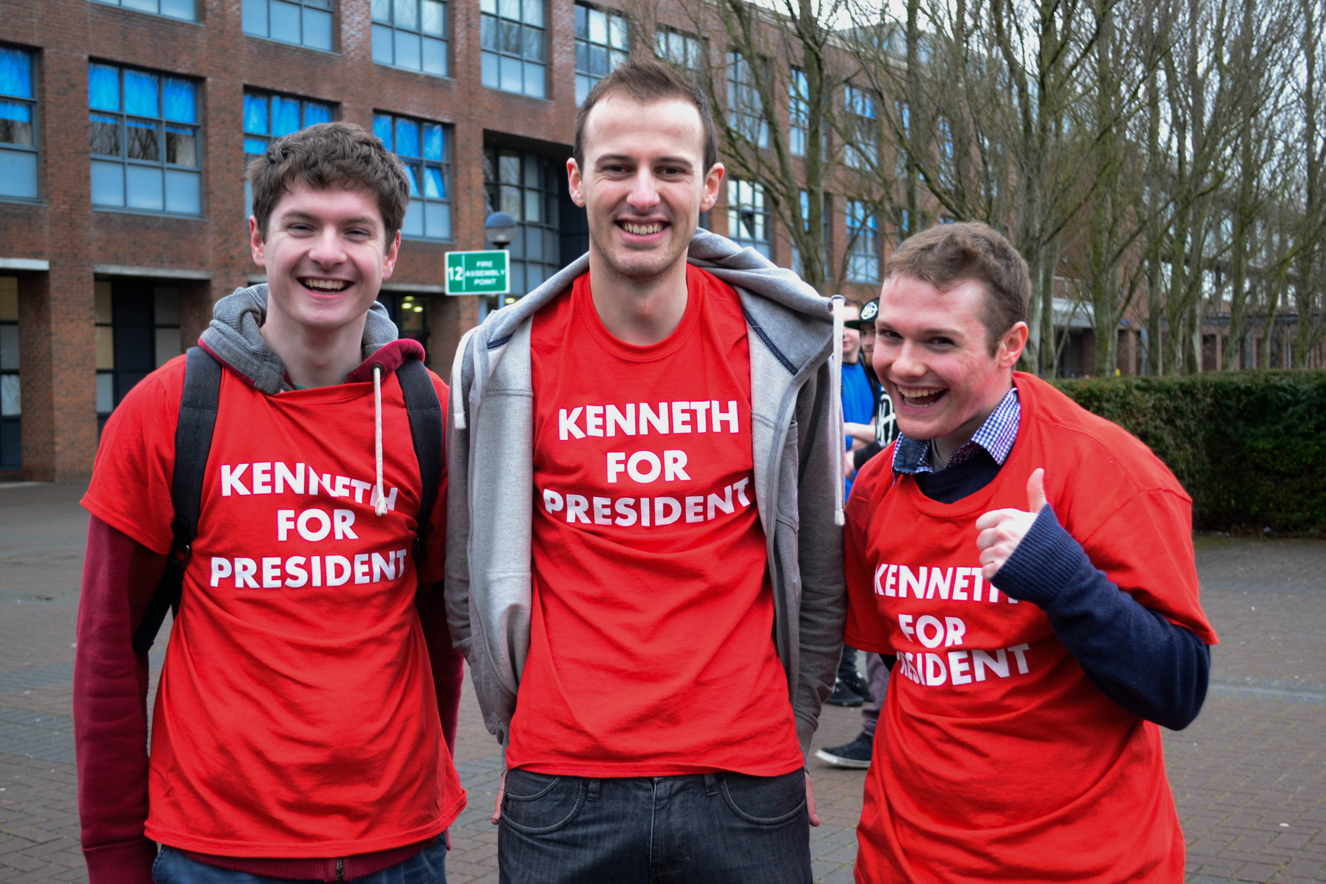 Your 2014/2015 DCU Students’ Union: Kenneth, Gary and Eve