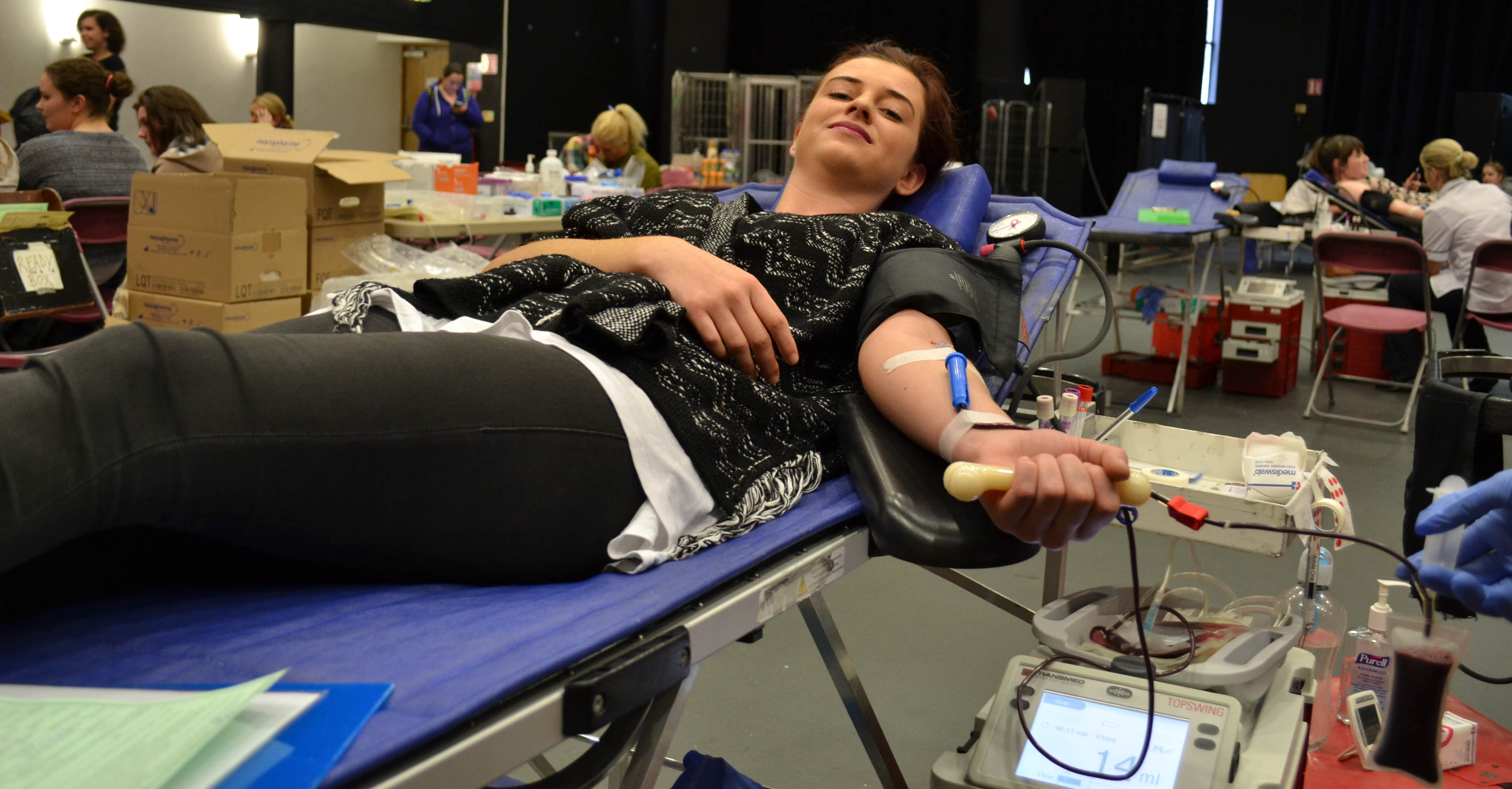 Over 350 attend campus blood donation clinic in DCU