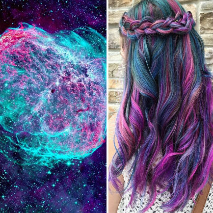 Out of this galaxy hair