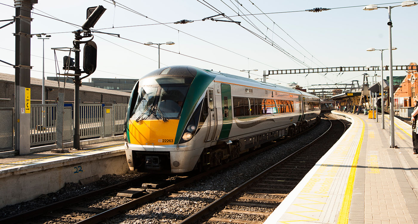 Train trashed after DCU society event