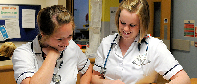 Student nurses have empty purses