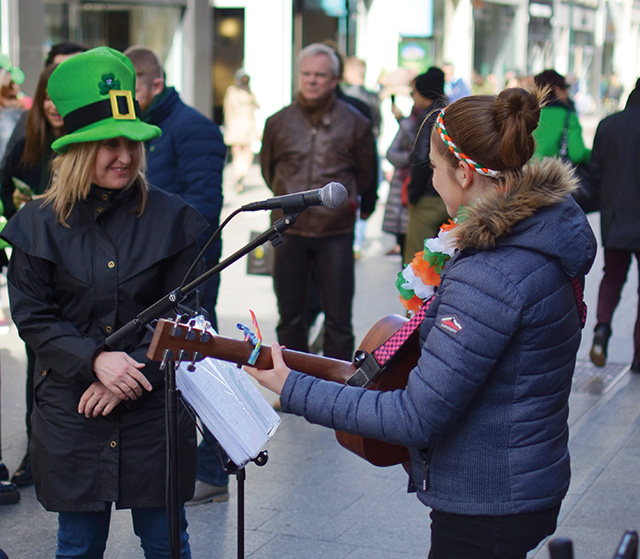 The backing track to Dublin City