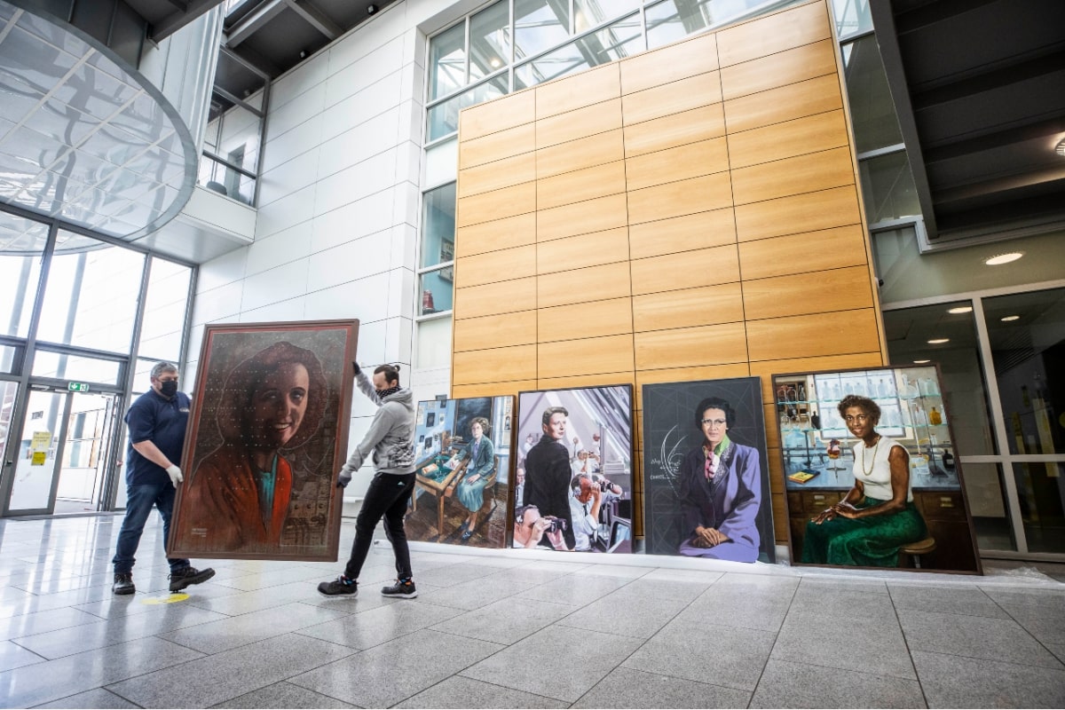 Five portraits of inspiring women unveiled at DCU