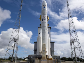 At a staggering 60 meters tall and almost 900 tonnes in weight, Europe's latest rocket, the Ariane 6, can launch a payload of 21.6 tonnes into low Earth orbit. Photograph: ARIANEGROUP